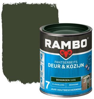 Rambo Pantserbeits Deur En Kozijn Dekkend Zijdeglans 1131 Bosgroen 0,75l