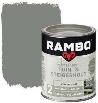 Rambo Pantserbeits Tuin En Steigerhout 1139 Steengrijs 0,75l