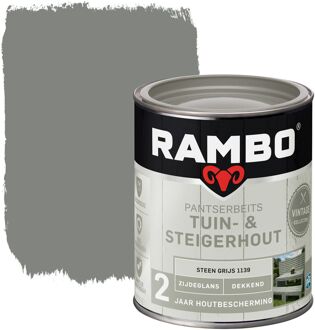 Rambo Pantserbeits Tuin En Steigerhout 1139 Steengrijs 0,75l