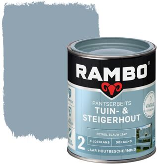 Rambo Pantserbeits Tuin En Steigerhout 1142 Petrolblauw 0,75l