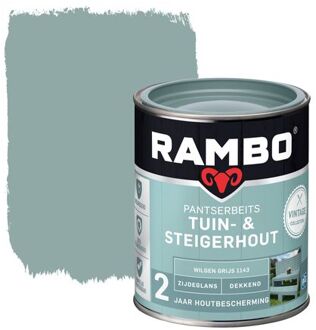 Rambo Pantserbeits Tuin En Steigerhout 1143 Wilgengrijs 0,75l