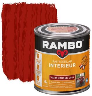 Rambo Pantserlak Interieur Zijdeglans Transparant - Warm Mahonie 0801