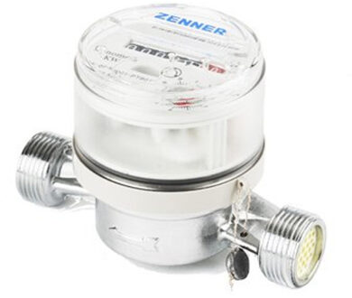 Raminex ETKD N watermeter ETKD N voorbereid impulsgever 1L/imp. Q3 4 130mm dn20 eenstraal droogloper voor koud water ZR137418