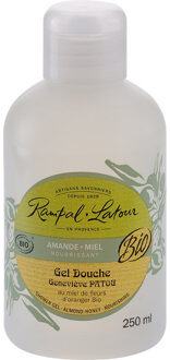 Rampal Latour Almond-Honey organic certified shower gel, 250 ml
