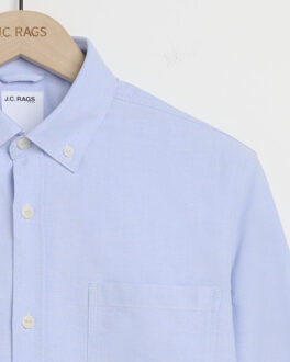 Ramses casual overhemd met lange mouwen Blauw - S