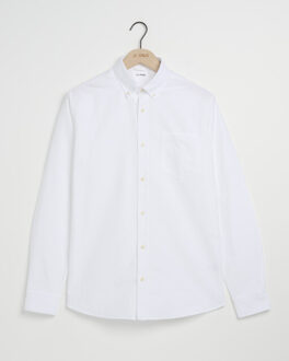 Ramses casual overhemd met lange mouwen Wit - XXXL