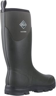 Rancher Rubber Heren Winterkniehoge Laarzen in Stoffige Olijf/Zwart