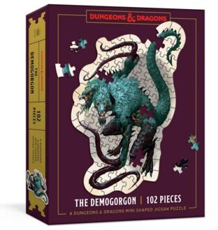 Random House Us Dungeons & Dragons Mini Shaped Jigsaw Puzzle: The Demogorgon Edition
