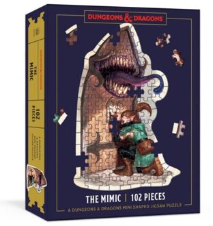Random House Us Dungeons & Dragons Mini Shaped Jigsaw Puzzle: The Mimic Edition