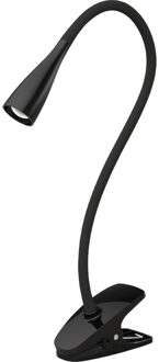 Ranex Moderne klemlamp zwart incl. LED -Swan