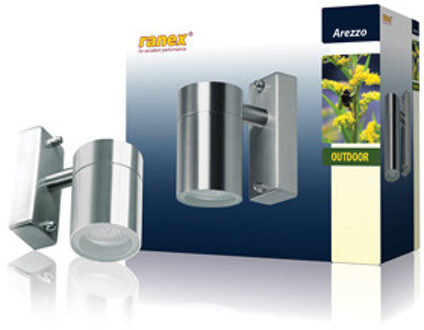Ranex RVS muurlamp