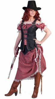 Ranger Toppers kostuum lang Rood - Zalm