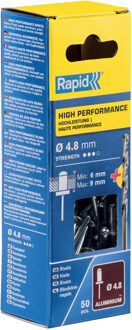 Rapid blindklinknagel 4,8 x 12 mm 50 stuks