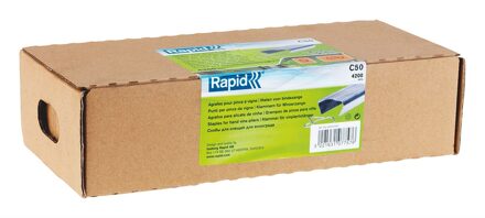 Rapid C50 Hogringen Aluminium, 4.200 stuks - 40107758 - 40107758