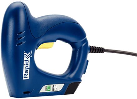 Rapid E-Tac elektrische dual tacker voor nieten 140 en brads 8 Blauw