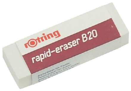 Rapid Gum Rotring B20 65x23x10mm potlood wit