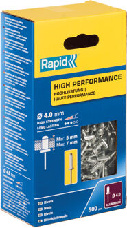 Rapid High Performance blindklinknagels | 4,0x10mm | 500 st | Box - 5001433