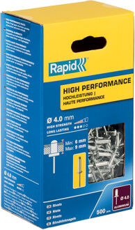 Rapid High Performance blindklinknagels | 4,0x12mm | 500 st | Box - 5001434