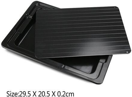 Rapid Lightning Ontdooien Boord Thuis Keuken Snelle Ontdooien Board Met Water Catching Lade Snelle Behoud Ontdooien Board 29.5X20.5X0.2CM
