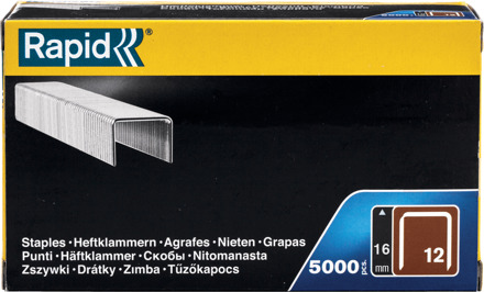 Rapid Nieten 12/16 mm Gegalvaniseerd | 5.000 Stuks - 40100522