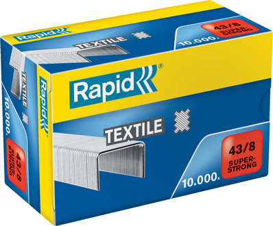 Rapid Nieten | 43/8 mm | Textiel Super Strong | 10.000 Stuks - 24872300