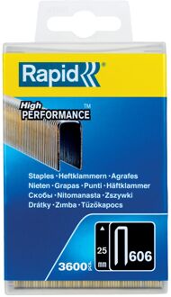 Rapid Nieten 606/25 mm Gegalvaniseerd (hars gecoat) 3.600 st.. Kunststofbox