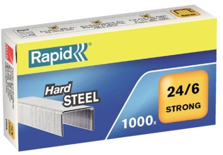 Rapid Nieten Rapid 24/6 staal strong 1000 stuks