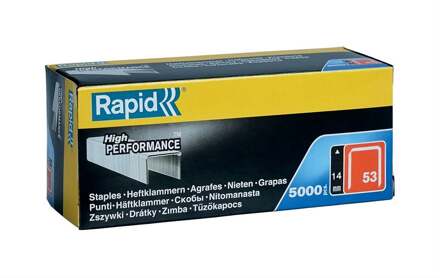 Rapid Nr. 53 dundraadnieten 14 mm, 5.000 stuks - 11860410 - 11860410
