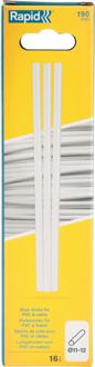 Rapid P4A Lijmpatronen | PVC & Kabel | Ø11-12 x 190 mm | 16 Stuks - 5001590