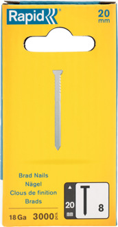 Rapid P4A Nagels | 8/20 mm | 3.000 Stuks - 5001586