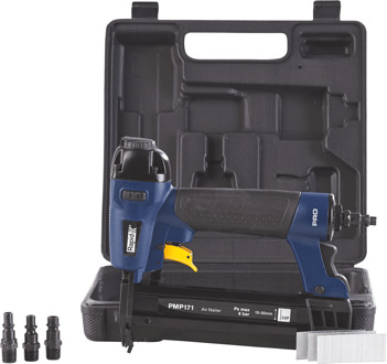 Rapid PRO Pneumatische Micro-Pinner PMP171 | Incl. Startset 500 Micro-Pins 25 mm en 4 Koppelingen - 5001345