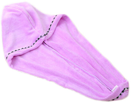 Rapided Drogen Haar Handdoek Snel Droog Haar Hoed Cap Gewikkeld Handdoek Badmuts Dikkere Microfiber Badhanddoek Badkamer Gereedschap Paars