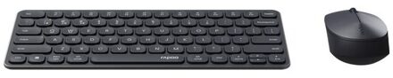 Rapoo 9010M Multi-mode Wireless Ultra-Slim Desktop Set Toetsenbord Zwart