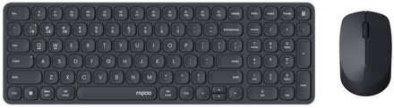 Rapoo 9310M Multi-mode Wireless Ultra-slim Desktop Combo Set Toetsenbord Zwart