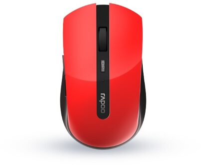 Rapoo Draadloze laser muis 7200M Multi-mode Muis Rood