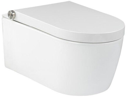 Rapotec RapoWash Bold Douche wc - fohn - ladydouche - verwarmde zitting - glans wit 750155 Wit glans