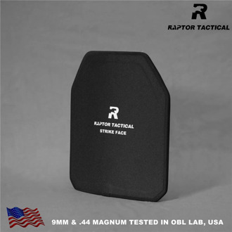 Raptor 10*12 Inch NIJ Level IIIA PE Bulletproof Ballistic Plate Level 3A Stand Alone Ballistic Bulletproof Panel For Body Armor