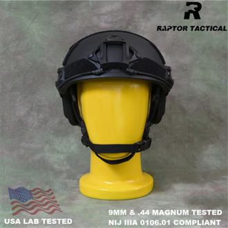 Raptor Ballistic ACH High Cut Tactical Helmet Bulletproof Body Armor UHMWPE Core Helmet Safety Bulletproof Helmet NIJ IIIA 3A