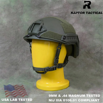 Raptor Tactical FAST UHMWPE NIJ IIIA 3A 0106.01 ISO Genuine EPIC High Cut Ballistic Helmet XP Cut Bulletproof Helmet Dial Liner