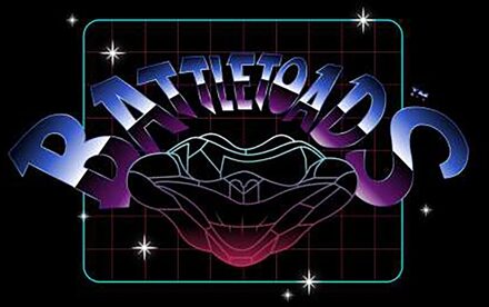 Rare All Stars Brand Battletoads Men's T-Shirt - Black - 4XL Zwart