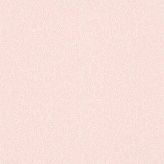Rasch Vliesbehang - Bladeren - Roze - Trendy Kinderbehang