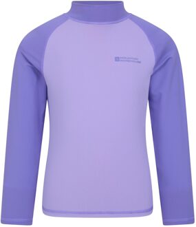 Rash Top met lange mouwen voor kinderen/Kinderen (Donker paars) - 7-8J / 122-128cm