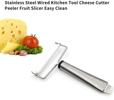 Rasp Fruit Slicer Manual Universele Dunschiller Bedrade Keuken Tool Kaas Cutter Thuis Ergonomische Boter Snijden Roestvrij Staal 2