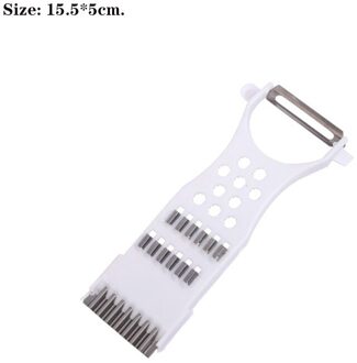 Rasp Rvs 4 Zijdig Shredder Met Container Keuken Accessoire Handvat Kleur Willekeurige NO3