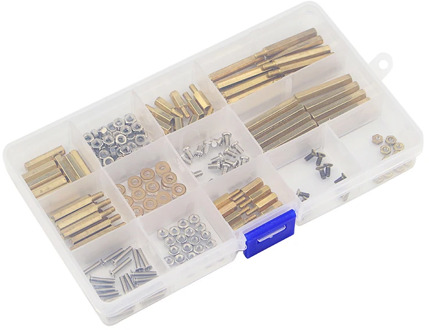 Raspberry Pi 210 pcs/lot Screws Set M2.5 M3 Copper Nylon Column Screw Nuts for Arduino Raspberry Pi 3 Model B+ Plus Robot Car