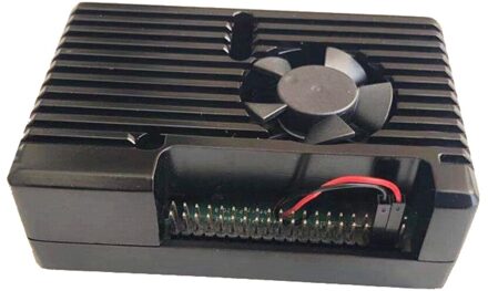 Raspberry Pi 4 B Case Met Dual Fan, armor Aluminium Passieve Koeling Case Compatibel Met Raspberry Pi 4 Model B Alleen