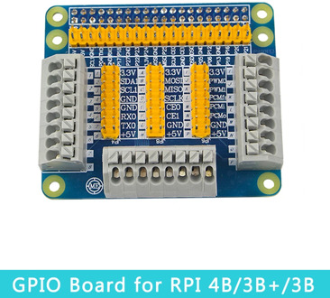 Raspberry Pi 4 Model B GPIO Expansion Board Extension Module for Robot DIY Experiment Test compatible Raspberry Pi 4B/3B+/3B