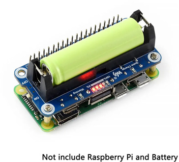 Raspberry Pi 4 Model B Lithium Battery Expansion Board SW6106 5V Output Two-way Fast Charge Mobile Power Bank for Pi 4B/3B+/Zero