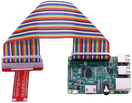 Raspberry Pi 40 Pin Extension Board Adapter +40 Pin GPIO GPIO Cable Line for Raspberry Pi 4B / 3B+ / 3 for Orange Pi PC