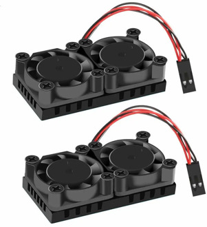 Raspberry Pi Cooling Fan with Thermal Conductive Adhesive Tape and Heat Sink for Raspberry Pi 4 B 3 Model B B+